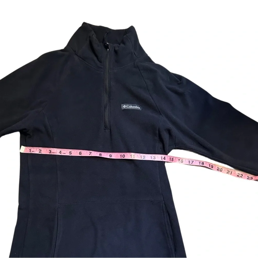 Columbia women’s quarter zip fleece pullover black size small - Picture 4 of 6